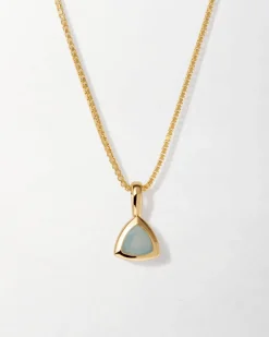 Edge of Ember Birthstones And Zodiac | Engravable | Aries Zodiac Necklace