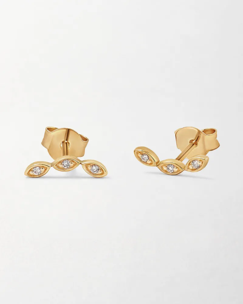 Edge of Ember Studs | Style | Baguette Diamond Stud Earrings