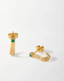 Edge of Ember Style | Balance T-Bar Green Necklace