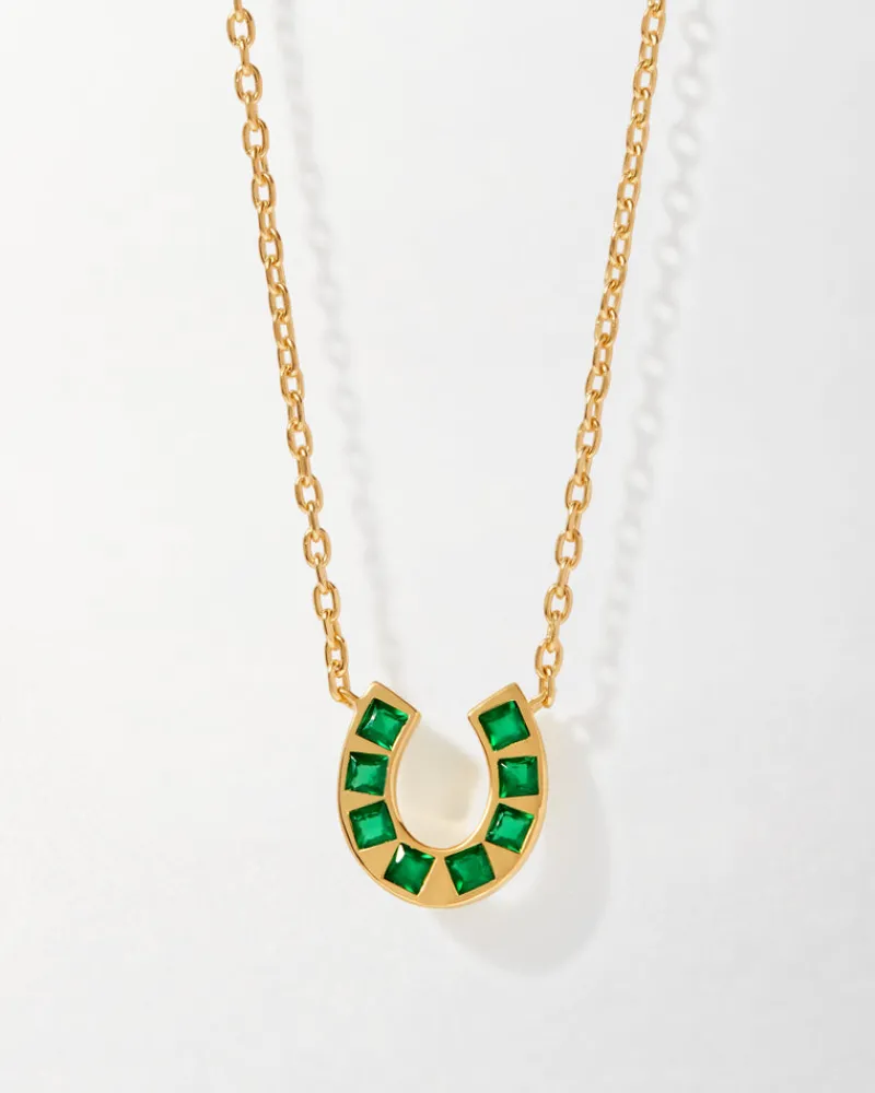 Edge of Ember Style | Balance T-Bar Green Necklace