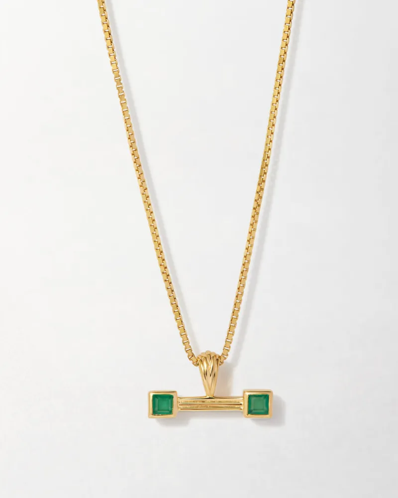 Edge of Ember Style | Balance T-Bar Iolite Necklace