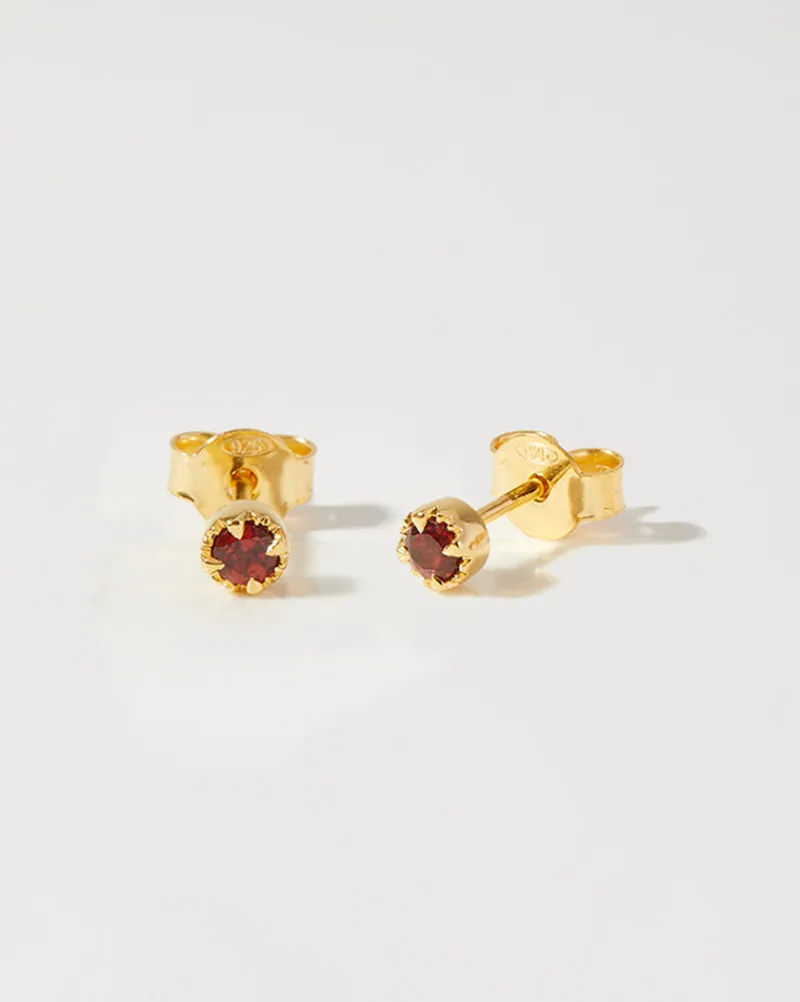 Edge of Ember Drop | Style | Birthstone Drop Earrings