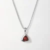 Edge of Ember Birthstones And Zodiac | Birthstone Pendant - Silver