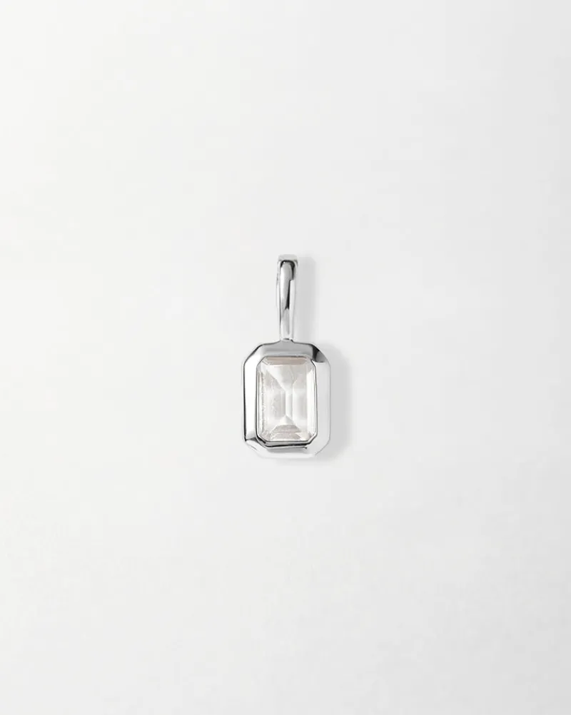 Edge of Ember Birthstones And Zodiac | Birthstone Pendant - Silver