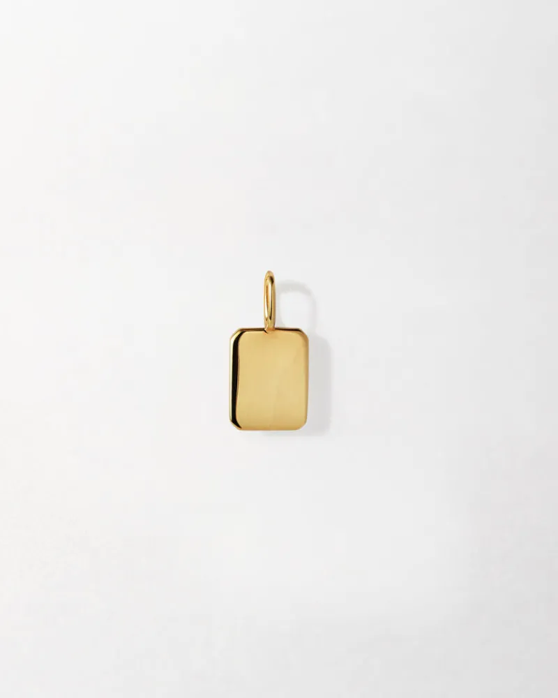 Edge of Ember Engravable | Black Onyx Gemstone Pendant