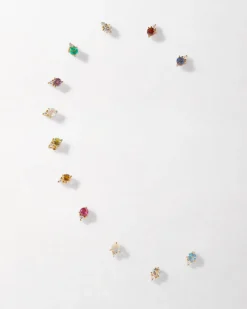 Edge of Ember Huggies | Hoops | Bold Huggie Earrings - Yellow Gold