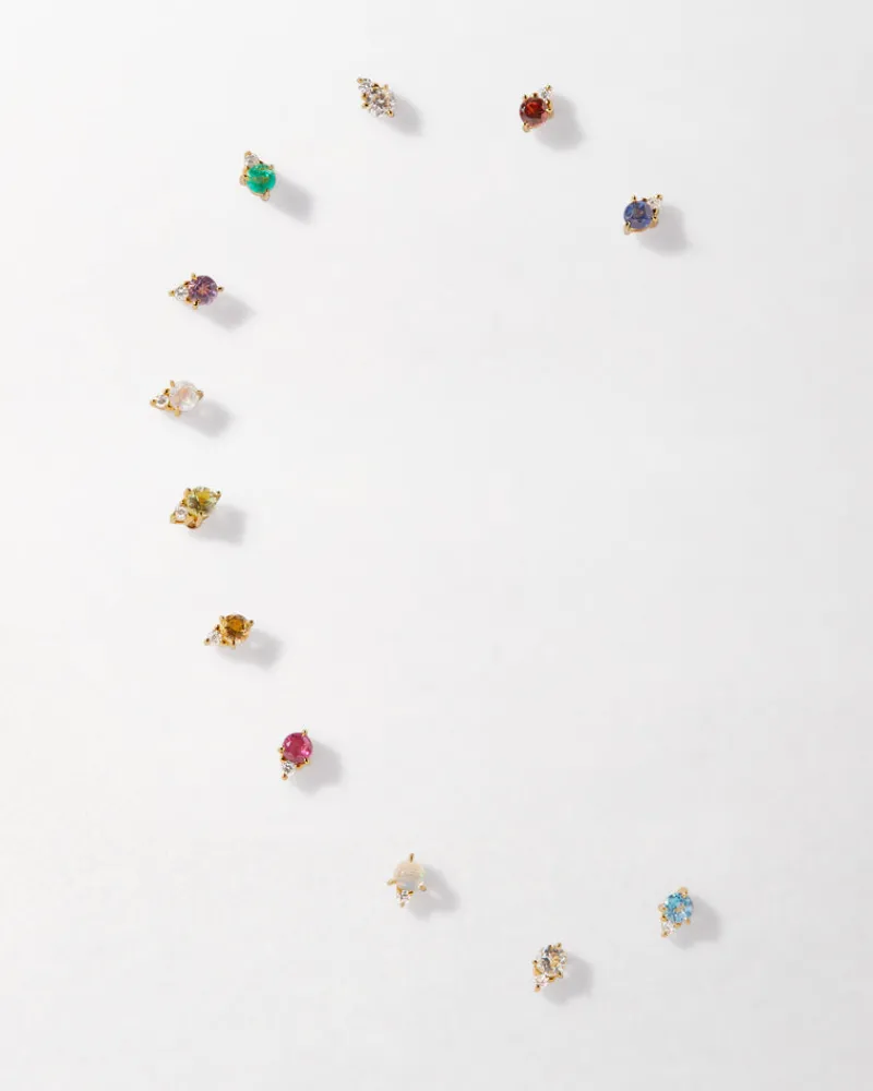 Edge of Ember Huggies | Hoops | Bold Huggie Earrings - Yellow Gold