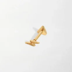 Edge of Ember Solid Gold & Diamonds | Style | Bolt Diamond Necklace - Yellow Gold