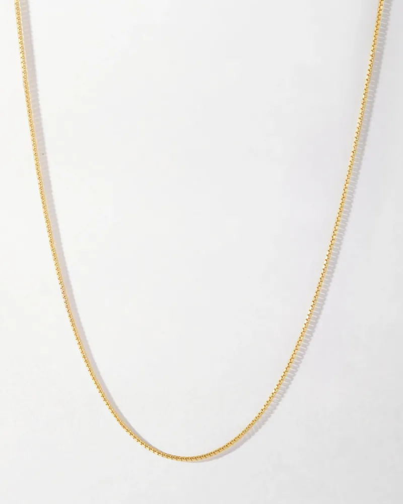 Edge of Ember Chain | Style | Cable Chain Necklace - Gold