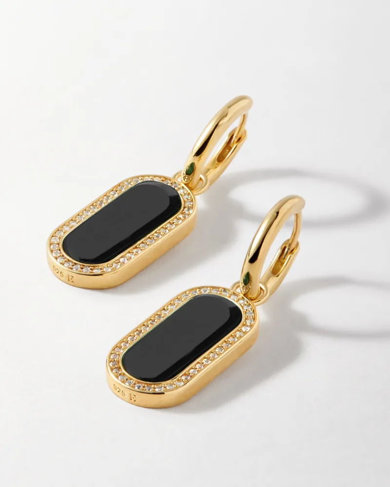Edge of Ember Studs | Style | Charlotte Collins Large Dome Pave Stud Earrings