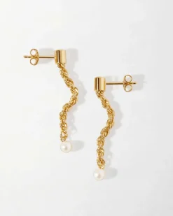Edge of Ember Drop | Style | Coastal Rope Drop Amazonite Earrings