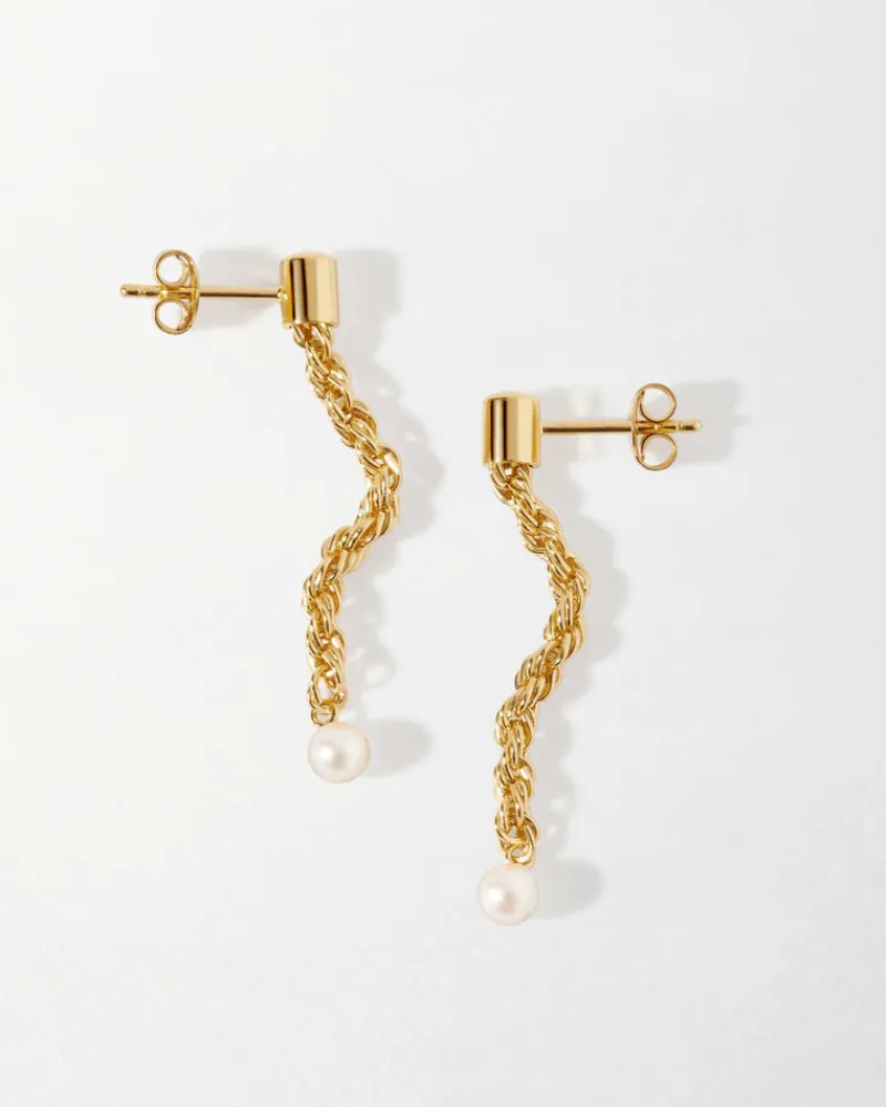 Edge of Ember Drop | Style | Coastal Rope Drop Amazonite Earrings