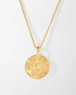 Edge of Ember Engravable | Style | Coin Pendant - Gold
