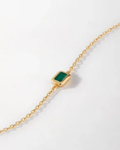 Edge of Ember Birthstones And Zodiac | Style | Deco Green Onyx May Birthstone Necklace