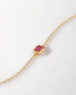 Edge of Ember Birthstones And Zodiac | Style | Deco Ruby July Birthstone Necklace