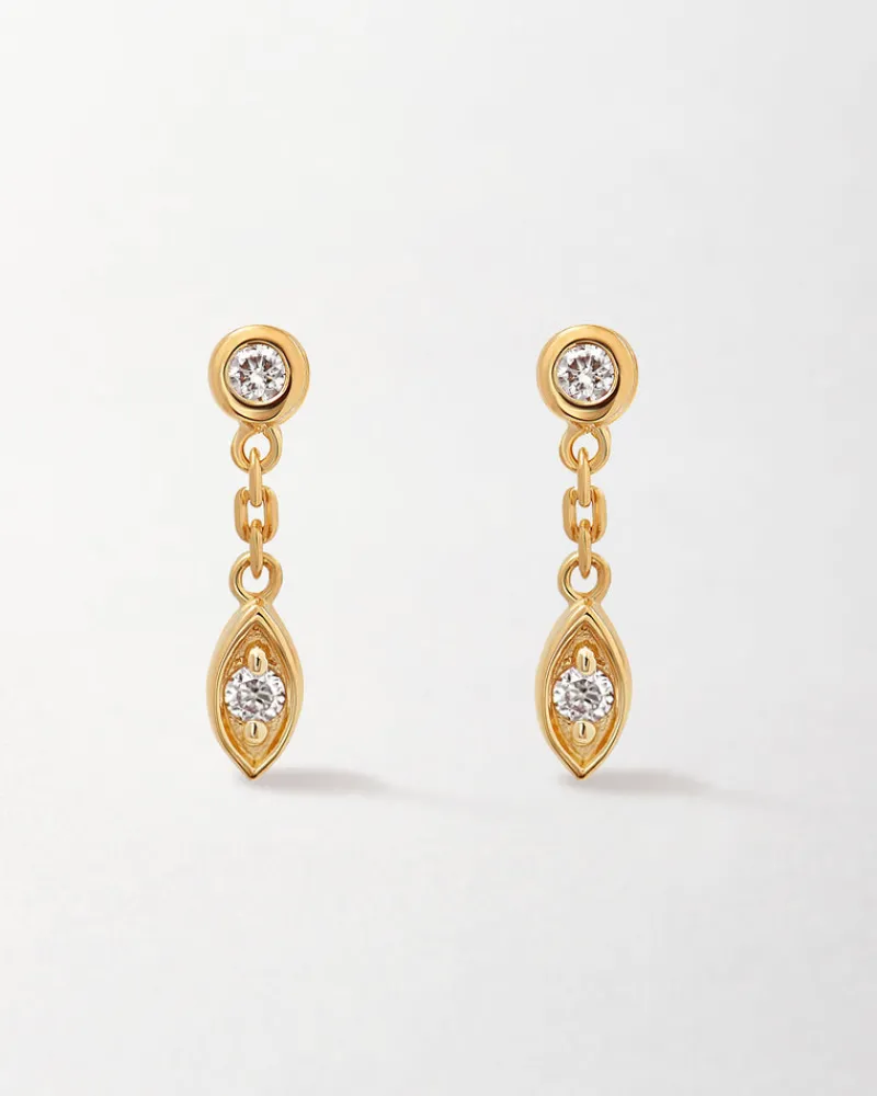 Edge of Ember Dainty | All Rings | Demi Eternity Diamond Ring - Yellow Gold