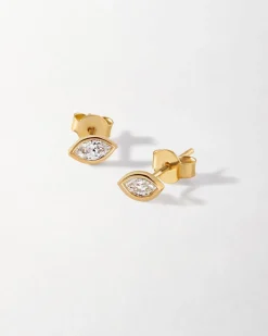 Edge of Ember Solid Gold & Diamonds | Style | Diamond Marquise Necklace