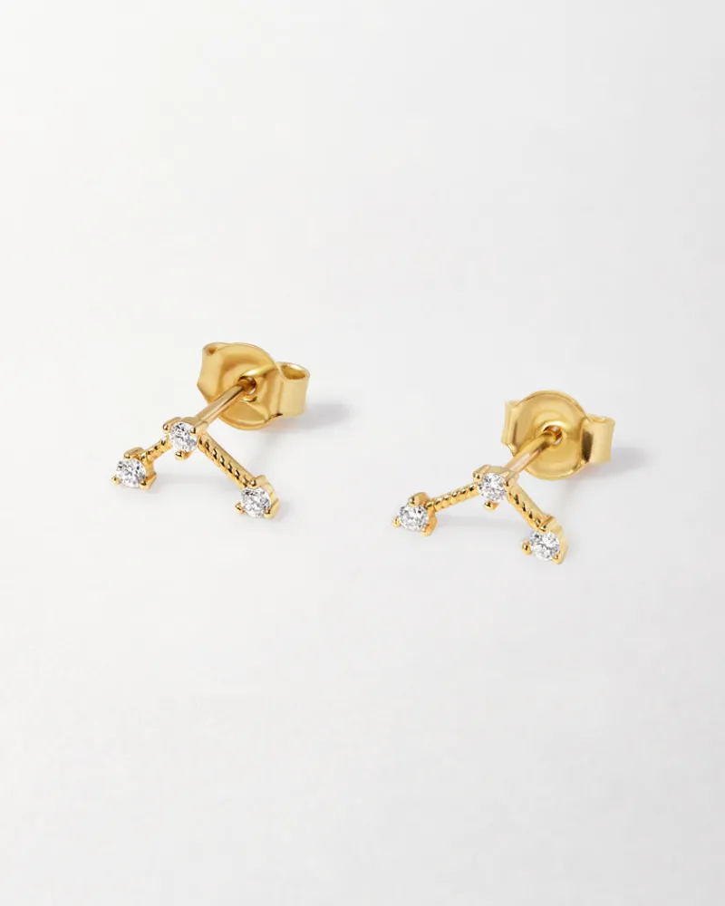 Edge of Ember Studs | Style | Diamond Stud Earrings