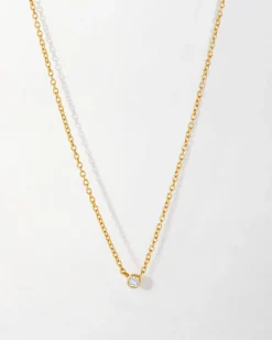 Edge of Ember Solid Gold & Diamonds | Style | Ellipse Diamond Necklace