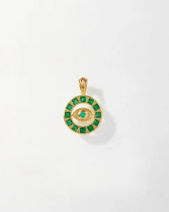 Edge of Ember Style | Evil Eye Green Bracelet