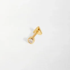 Edge of Ember Hoops | Style | Flare Hoop Earrings - Gold