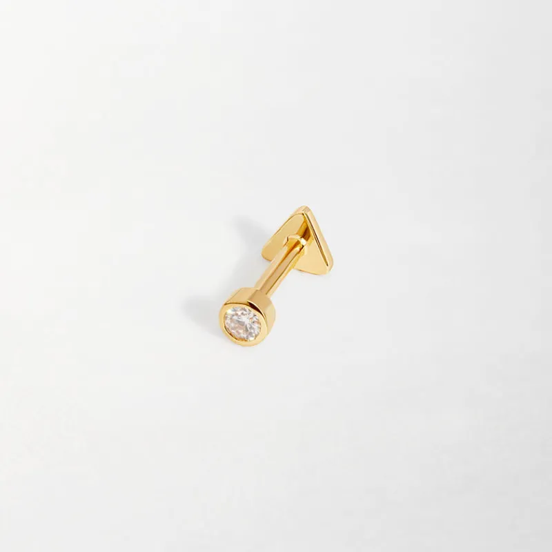 Edge of Ember Hoops | Style | Flare Hoop Earrings - Gold
