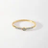 Edge of Ember Dainty | All Rings | Floating Diamond Ring - Yellow Gold