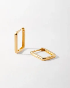 Edge of Ember Hoops | Style | Gold Hoop Earrings
