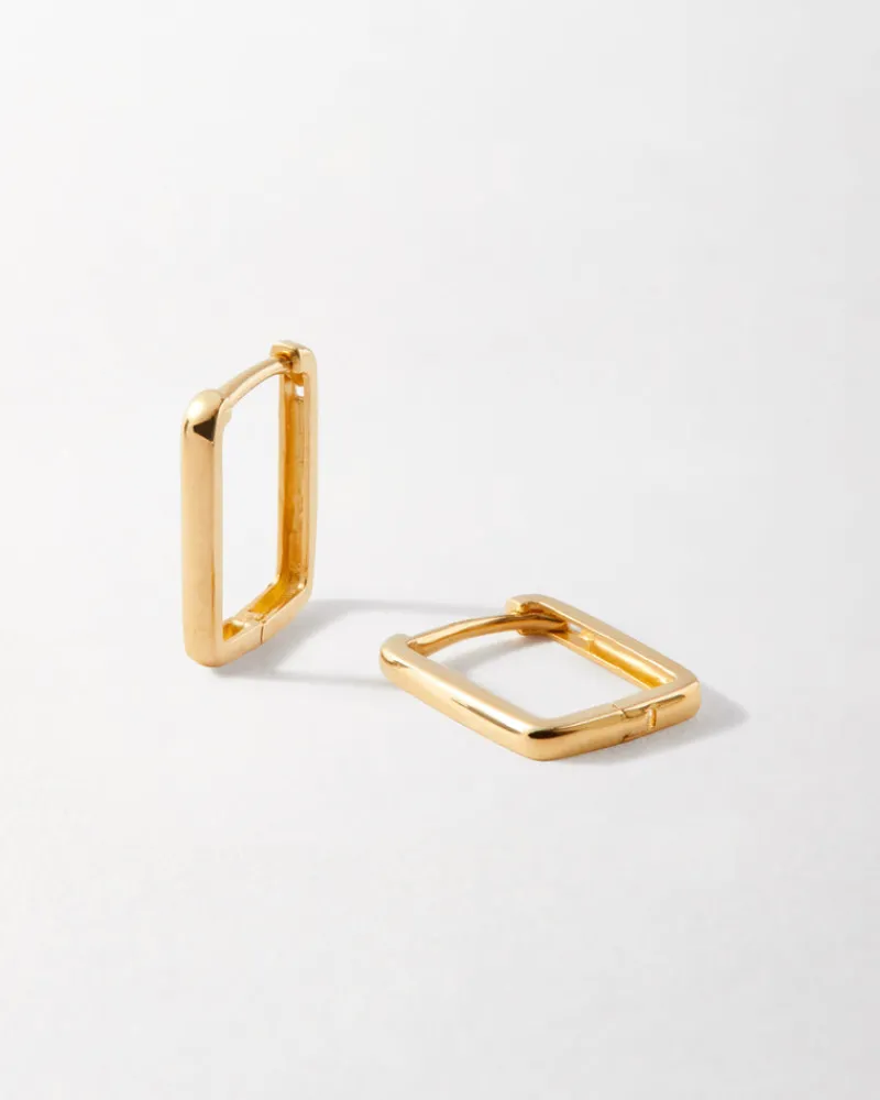 Edge of Ember Hoops | Style | Gold Hoop Earrings