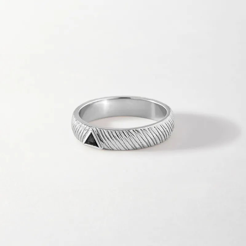 Edge of Ember All Rings | Halo Ring - Silver