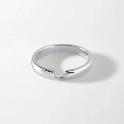 Edge of Ember All Rings | Halo Ring - Silver
