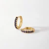 Edge of Ember Drop | Huggies | Hamsa Earrings