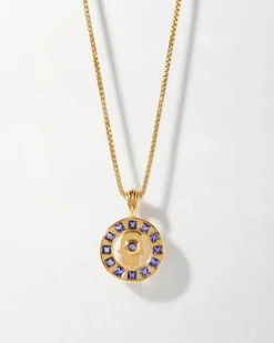 Edge of Ember Style | Horseshoe Iolite Necklace