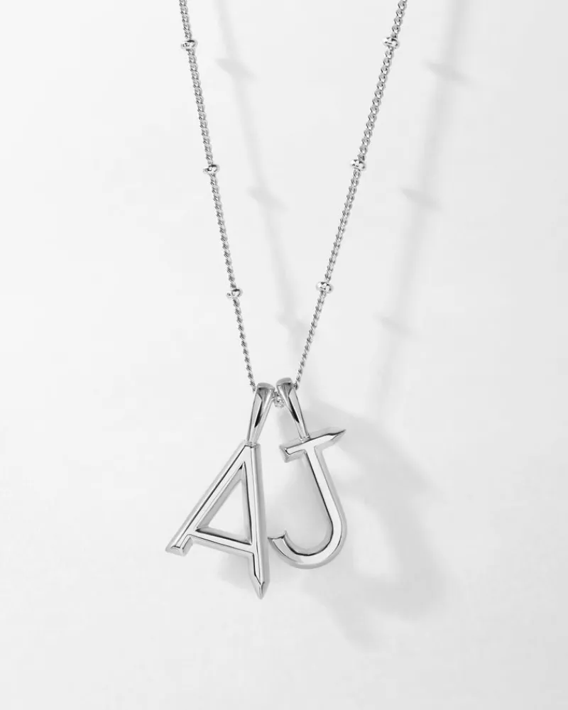 Edge of Ember Initial | Style | Initial Curb Necklace