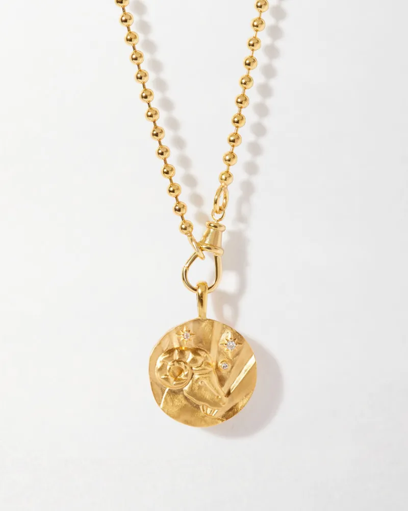 Edge of Ember Initial | Style | Initial Globe Necklace