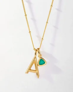 Edge of Ember Initial | Style | Initial Globe Necklace