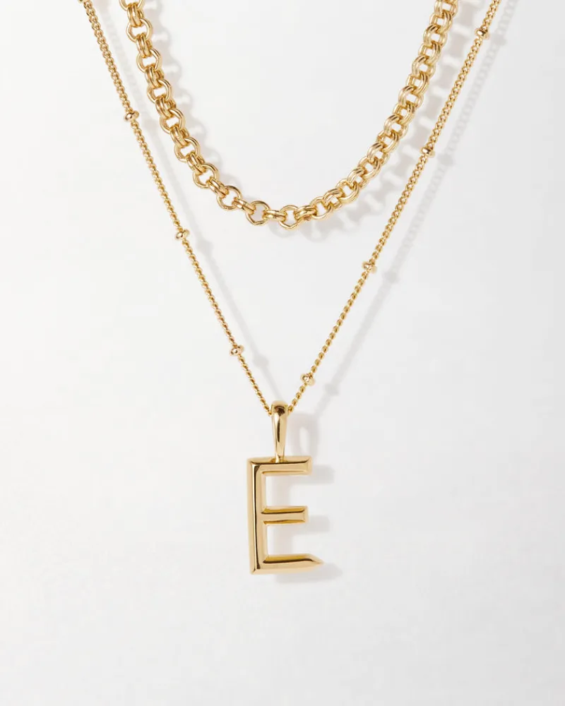Edge of Ember Initial | Style | Initial Globe Necklace