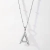 Edge of Ember Initials | Initial Pendant - Silver