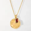 Edge of Ember Style | Initial Tag Pendant - Gold