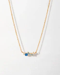 Edge of Ember Solid Gold & Diamonds | Style | Intuition Sapphire Ray Necklace