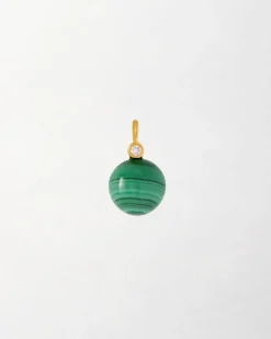 Edge of Ember Solid Gold & Diamonds | Style | Malachite Diamond Necklace