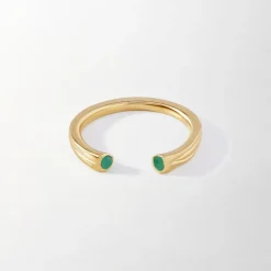 Edge of Ember All Rings | Statement | Malachite Statement Ring