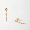 Edge of Ember Style | Marquise Solitaire Dainty Diamond Earring