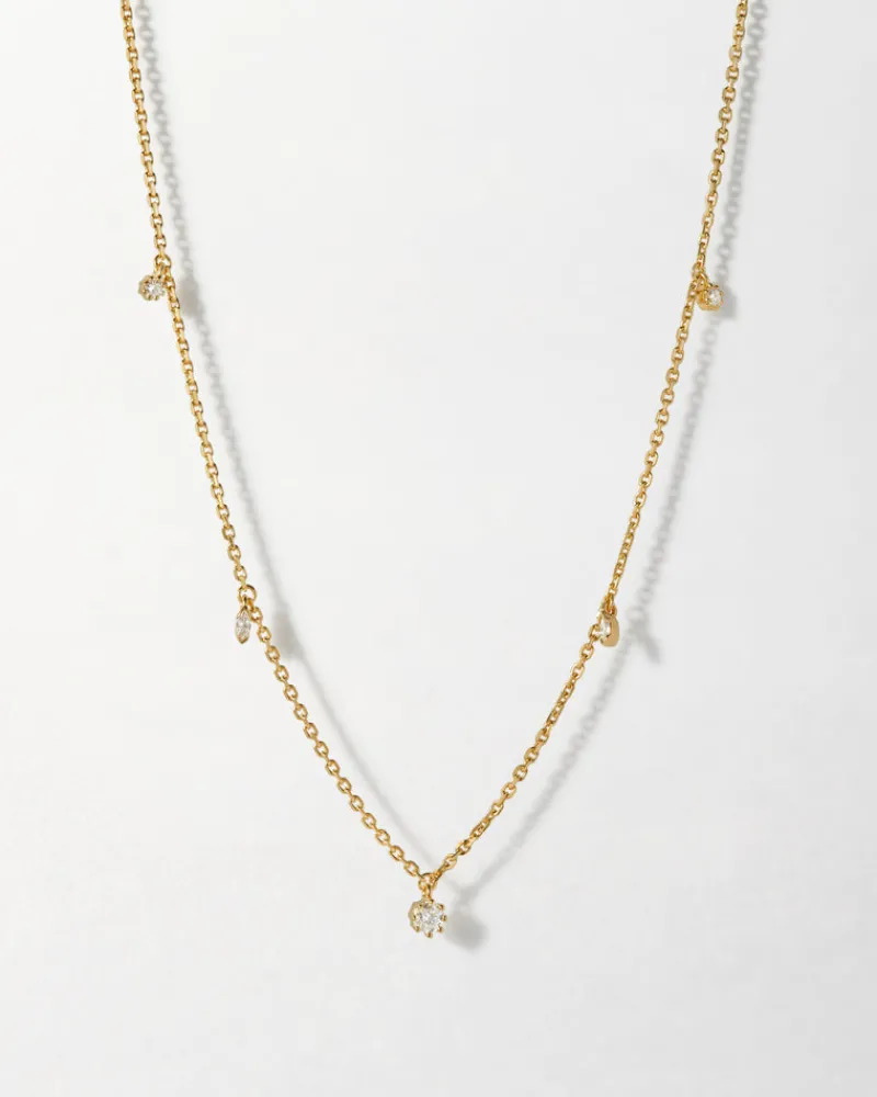 Edge of Ember Style | Marquise Solitaire Dainty Diamond Earring