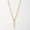 Edge of Ember Solid Gold & Diamonds | Style | Marquise Solitaire Station Diamond Necklace