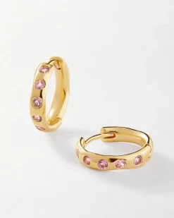 Edge of Ember Hoops | Style | Medium Everyday Hoops - Gold