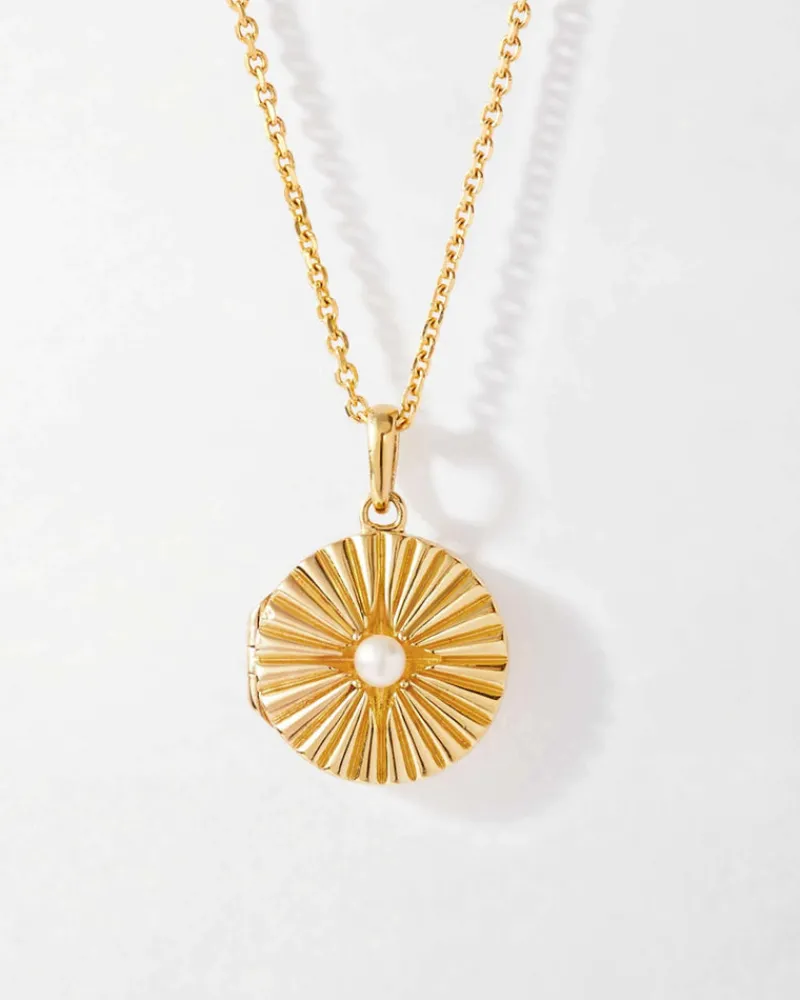 Edge of Ember Engravable | Style | Mini Coin Pendant - Gold