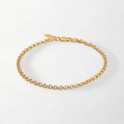Edge of Ember Chain | Style | Mini Rolo Bracelet - Gold