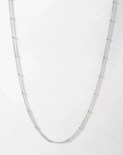 Edge of Ember Chain | Style | Mini Rolo Bracelet - Silver