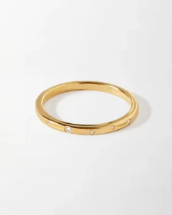 Edge of Ember All Rings | Natali Topaz Line Ring